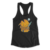 Baby Gouda Womens Racerback Tank in Black color