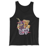 Pizza Kong Men/Unisex Tank in Black color