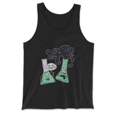I Think You're Overreacting Men/Unisex Tank in Black color