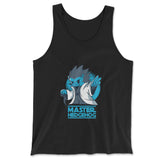 Master Hedgehog Men/Unisex Tank in Black color