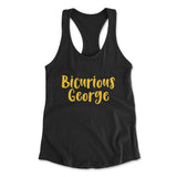 Bicurious George Womens Racerback Tank