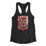 German Shepard Gamer Dog Womens Racerback Tank in Black color
