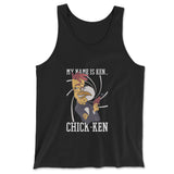 Chicken Spy Men/Unisex Tank in Black color