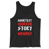 Shortest Horror Story - Monday Men/Unisex Tank in Black color