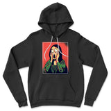 Scream Painting Monalisa Hoodie in Black color