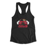 Fart And Furious Womens Racerback Tank in Black color