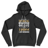 I Did Not Trip And Fall, I Attacked The Floor Hoodie in Black color
