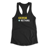 To Do List, Nothing Womens Racerback Tank in Black color