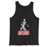 Change Luck Monopoly Parody Men/Unisex Tank in Black color