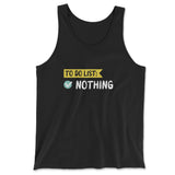 To Do List, Nothing Men/Unisex Tank in Black color