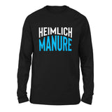 Heimlich Manure Men/Unisex Drop Shoulder Sweatshirt in Black color