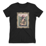 Monalisa Helmet Womens T-Shirt in Black color