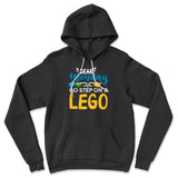 Dear Monday, Go Step On A Lego Hoodie in Black color