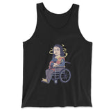 Monalisa Smoking Men/Unisex Tank in Black color