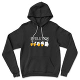 Popcorn Evolution Hoodie in Black color