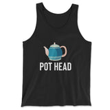 Pot Head Men/Unisex Tank in Black color