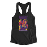 Invasion Of The Robots Womens Racerback Tank in Black color
