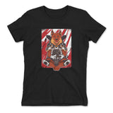 German Shepard Gamer Dog Womens T-Shirt in Black color