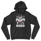 Robo Head Hoodie in Black color