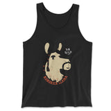Kendrick Llama Men/Unisex Tank in Black color