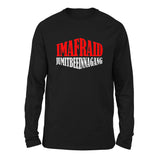 Imafraid Jumitbeeinnagang Men/Unisex Drop Shoulder Sweatshirt in Black color