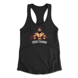 Cross Training Womens Racerback Tank in Black color