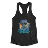 Alien Joint Womens Racerback Tank in Black color