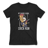 Chicken Spy Womens T-Shirt in Black color
