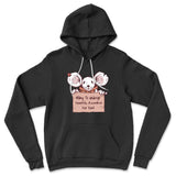 Willing To Undergo Scientific Research For Food Hoodie in Black color