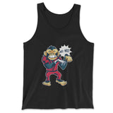 Dancing Monkey Jackson Men/Unisex Tank in Black color