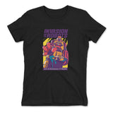 Invasion Of The Robots Womens T-Shirt in Black color