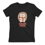 Hedge Hog Potter Womens T-Shirt in Black color