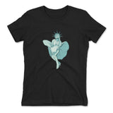 Statue Of Liberty Marilyn Monroe Womens T-Shirt in Black color