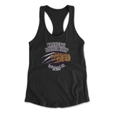 Krugers Barbershop Womens Racerback Tank in Black color