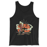 Baked Pumpkin Men/Unisex Tank in Black color