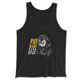 Darth Pug Men/Unisex Tank in Black color