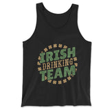 Irish Drinking Team Men/Unisex Tank in Black color