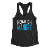 Heimlich Manure Womens Racerback Tank in Black color
