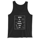 Scientific Verbal Expression Men/Unisex Tank in Black color