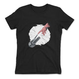Creation Of Adam - Motorcycle Womens T-Shirt in Black color