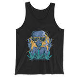 Alien Joint Men/Unisex Tank in Black color