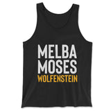 Melba Moses Wolfenstein Men/Unisex Tank in Black color
