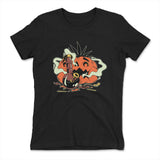 Baked Pumpkin Womens T-Shirt in Black color