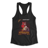 Cat Wars - Revenge Of The Dog Womens Racerback Tank in Black color