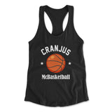 Cranjus Mcbasketball Womens Racerback Tank in Black color