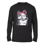 French Bulldog Men/Unisex Drop Shoulder Sweatshirt in Dark Grey Heather color