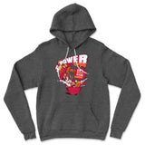 Power Loops Hoodie in Dark Grey Heather color