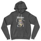 The Slothfather Hoodie in Dark Grey Heather color