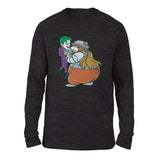 Iam Bearman Men/Unisex Drop Shoulder Sweatshirt in Dark Grey Heather color