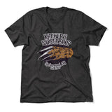 Krugers Barbershop Men/Unisex T-Shirt in Dark Grey Heather color